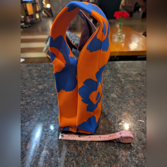 Small cloth purse / satchel / shopping bag / lunch bag - Picture 3 of 9